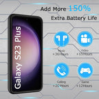 Battery Case for Galaxy S23 Plus, Slim Portable Protective Fast Charging Case - Image 2