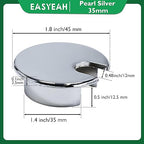 1 Pcs Desk Grommet 1-3/8" / 35 mm, Desk Cord Hole Cover, Cable Grommet Metal - Image 8