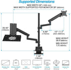 AVLT Laptop & 40 Inch Monitor Arm Pole Top Mount - Image 3