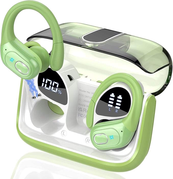 Wireless Earbuds 75hrs Bluetooth 5.4 Headphone Sport, 2026 Bluetooth Earbuds by Aptkdoe
