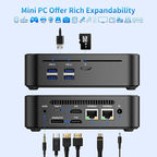 DreamQuest Mini PC W-11 Pro Intel 12th Alder Lake N95 Micro PC 16GB RAM 512GB - Image 6