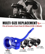 Mini Barbell Clips 1 inch I Multi-Size Adjustable Barbell Collar I 1 inch - Image 2