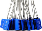 Leadseals 1000 Blue Steel Cable Seals Metal Security Tag Numbered Truck Trailer - Image 2