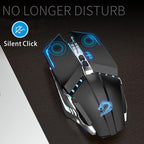 TENMOS T12 Wireless Gaming Mouse Rechargeable, 2.4G Silent Optical Wireless - Image 4