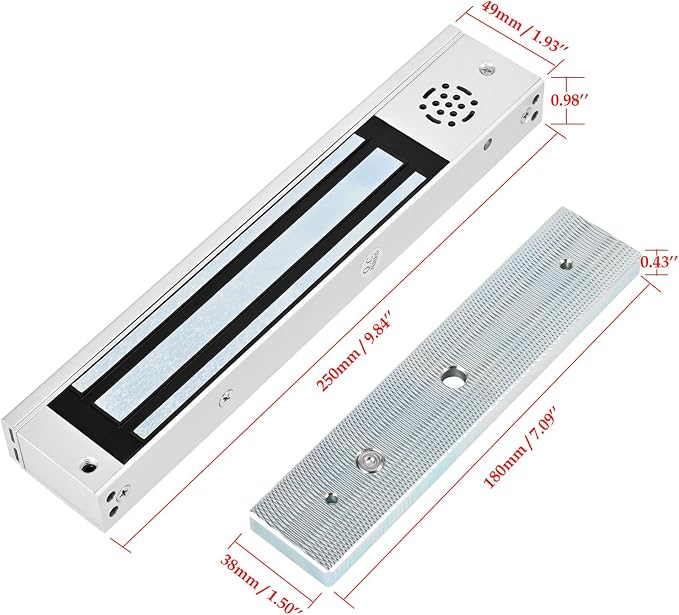 Smart Door Access Control System 600lbs Magnetic Lock Kit - Image 3