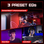 OXS Storm G2 Wireless Gaming Headsets, 7.1 Virtual Surround Sound, 3 EQ Modes - Image 5