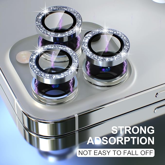 Choiche [3+1 for iPhone 13 Pro/iPhone 13 Pro Max Camera Lens Protector Bling - Image 5
