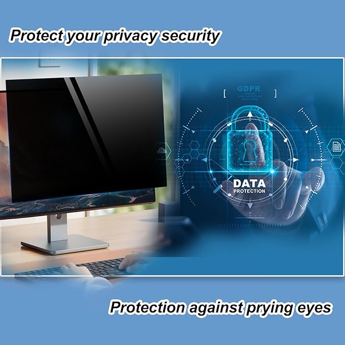Computer Privacy Screen 24.5 Inch Removable Privacy Shield Anti Glare Monitor - Image 6