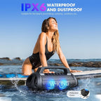 W-KING Portable Speakers Bluetooth Wireless, 120W Max Loudest Bluetooth Speaker - Image 3