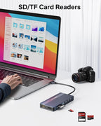 USB C Hub 14-1 USB C Docking Station Dual Monitor, - Image 8