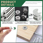 Keadic 100 Pcs 4 Sizes Cam Locks - Image 4