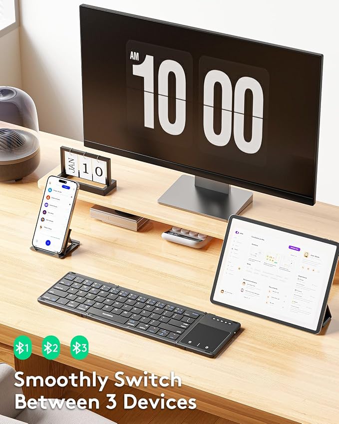 Samsers Foldable Bluetooth Keyboard - Image 2