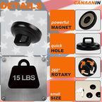 Magnet Zip Tie Mount Magnetic Zip Ties Mount Clips Base Holder Strong - Image 3