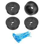 uxcell 4Pcs Cable Cord Grommet, 1-1/8" Rubber Desk Grommets Wire Pass Through by uxcell
