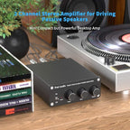 Fosi Audio TB10A 2 Channel Stereo Audio Amplifier Receiver Mini Hi-Fi Class D - Image 3