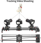 GVM Motorized Camera Slider, Motorized Time Lapse and Video Shot Follow Focus - Image 4