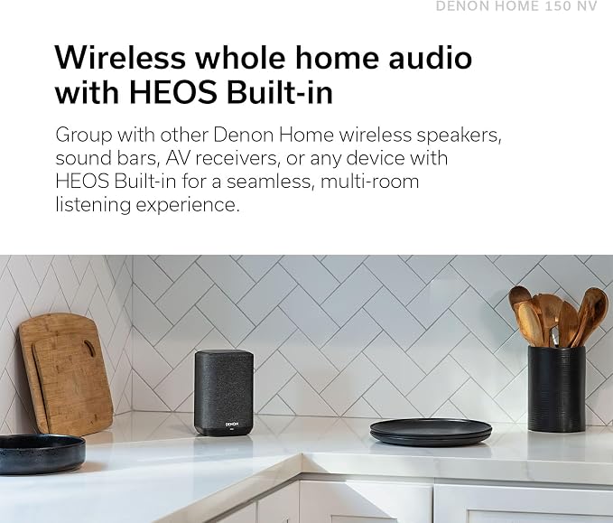 Denon Home 150 NV Wireless Speaker, 3.5" Woofer, Home Speaker - Image 4