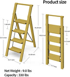 Taranta 4 Step Ladder, Lightweight Aluminum Step Stool - Image 6