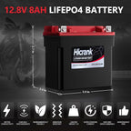 YTX14-BS/YTX14H/GYZ16H Lithium 12.8V 8Ah 480CCA LiFePO4 Motorcycle Battery - Image 6