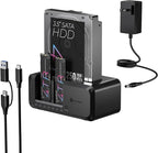 M.2 NVMe & SATA SSD/HDD Hard Drive Docking Station, ICY BOX USB-C 10Gbps NVMe by ICYBOXUS