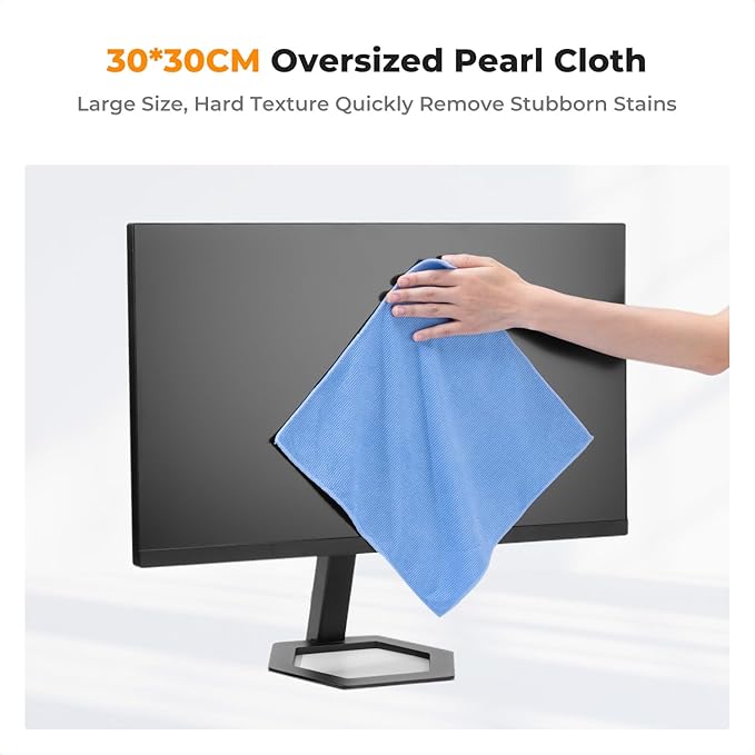 KF Concept 250ML Screen Cleaner Spray + Large Pearl Cloth + Microfiber Cloths*2 - Image 4
