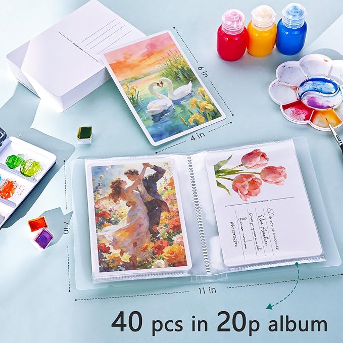 KOVIEDE 50 Sheets 4x6 Watercolor Postcards - Image 2