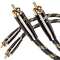 TODN RCA Cables Audiophile 3ft HiFi Stereo RCA Audio Cable by TODNAudio