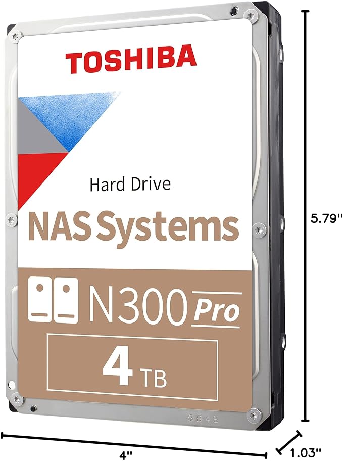 Toshiba N300 PRO 4TB Large-Sized Business NAS 3.5-Inch Internal Hard Drive - Image 8