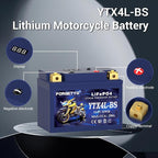 YTX4L-BS Lithium Motorcycle Battery, ATV Battery 12V 2.5AH 250CCA Compatible - Image 2