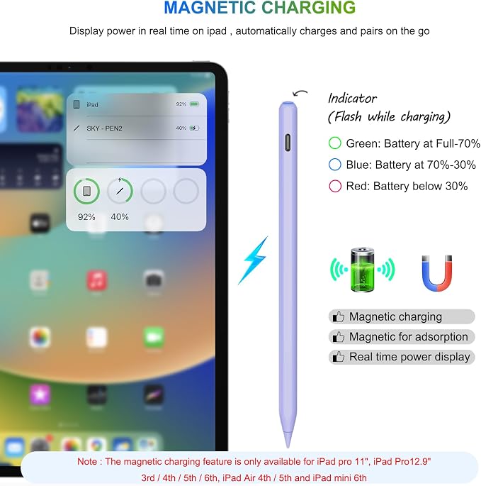 Pencil 2nd Generation Wireless Charging, HATOKU Pencil - Image 2