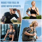 Running Armband with Earphone Pouch & Card Slot, Running Phone Holder - Image 6