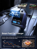 Retractable Car Charger, Car Accessories, 72W Fast Charging USB C Car Charger - Image 5
