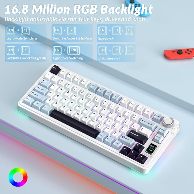 AULA S75 PRO Wireless Mechanical Keyboard - Image 6