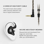 BASN in Ear Monitor Headphones for Musicians, Bsinger 2nd Generation Sound - Image 3