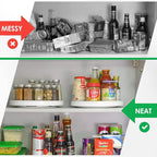 Set of 4, 10 Inch Non-Skid Lazy Susan Organizers - Image 5