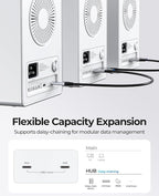 ORICO Daisy-Chain 5-Bay Hard Drive Enclosure External USB 3.2 Gen 2 Aluminum - Image 5
