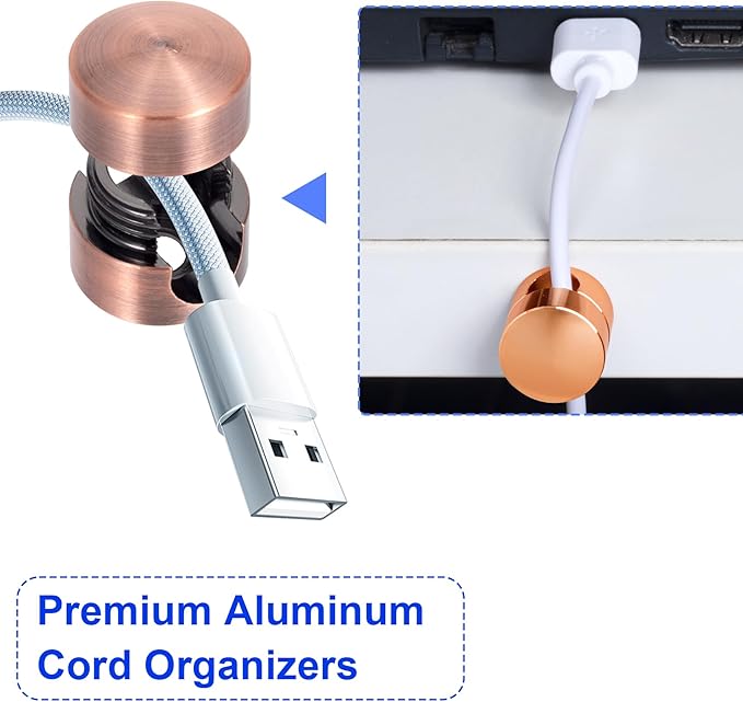 3 Sets Charger Holders for Cords, Adjustable Cable Anchor Holders, Adhesive - Image 3