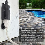 Minoston Outdoor Outlet, WiFi Smart Plug in Energy Monitoring, 2.4Ghz Wi-Fi - Image 6