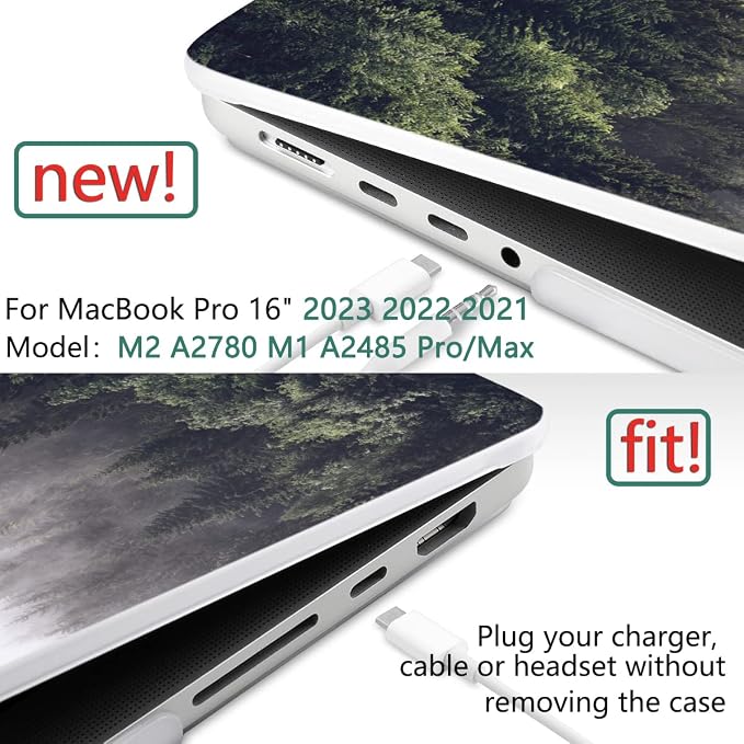 DONGKE for M4 MacBook Pro 16 Inch Case 2024 2023 2021 A3403 A3186 M3 A2991 M2 - Image 2