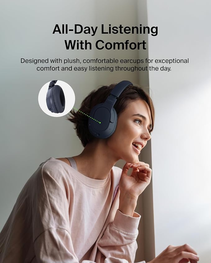 Belkin SoundForm Surround Bluetooth Over-Ear Headphones - Image 7
