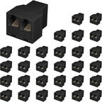 Uvital RJ12 6P6C 3 Female Telephone Line Splitters, Phone Jack Splitter by Uvital