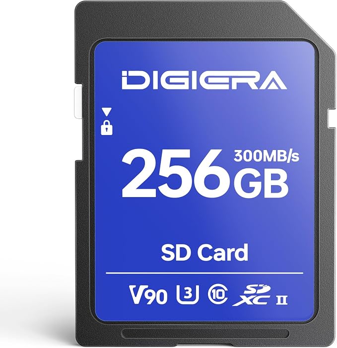 256GB LSU200 SDXC UHS-II Memory Card by DIGIERA