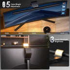 Quntis Monitor Light Bar with Remote, 16.7'' Eye Care No Glare Computer Light - Image 4