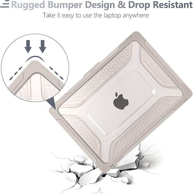 Batianda Case for New MacBook Air 13.6 inch 2025 M4 2024 2022 Release A3240 - Image 5