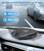 Portable CD Player with Headphones, Rechargeable CD Player - Image 6