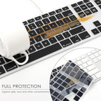 Allinside Black Keyboard Cover for iMac USB Keyboard A1243 MB110LL/B - Image 5
