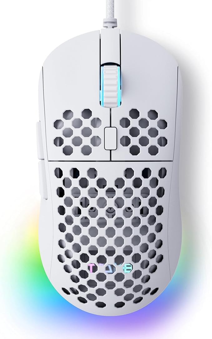 TMKB Falcon M1SE Ultralight Honeycomb Gaming Mouse, High-Precision 12800DPI by TMKB
