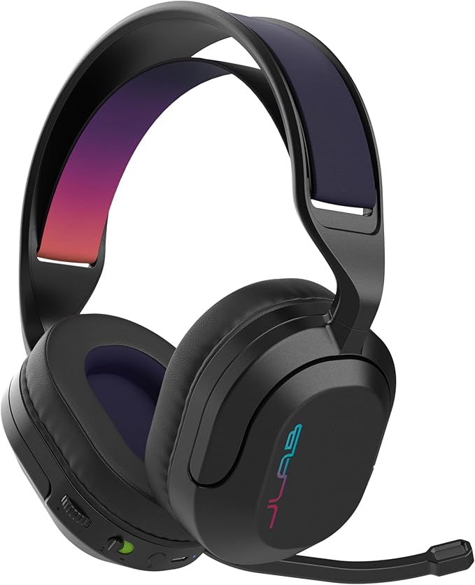 JLab Nightfall Wireless Gaming Headset, All-Night Comfort, 50mm Drivers and by JLab