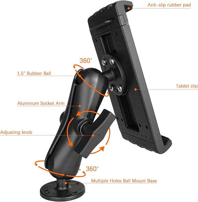 Aluminum Heavy Duty Tablet Mount - Image 7