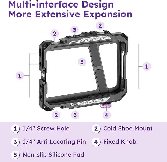 Universal Smartphone Filmmaking Stabilizer, Phone Cage - Image 4